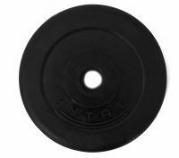 Диск Антат обрезиненный 26 мм 5 кг, черный