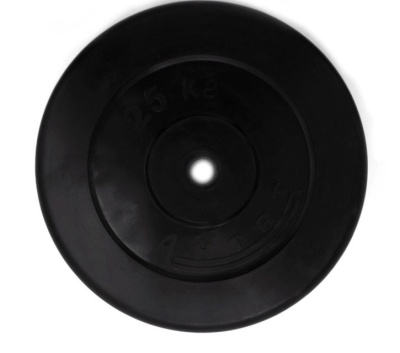 Диск Антат обрезиненный 26 мм 25 кг, черный
