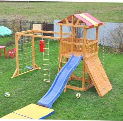 Детская игровая деревянная площадка для дачи "Asta 16"